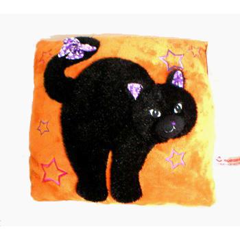 DD Discounts 351094 12 Halloween Black Cat Pillow- Case of 12