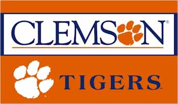 DD Discounts 42656 Clemson Tigers Car Flag- Pack of 6