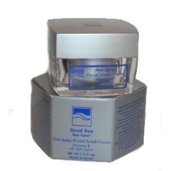 Dead Sea Spa Care 372154 Dead Sea Spa Care Anti-Aging Facial Scrub Cream- Case of 45