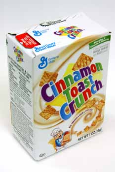 General Mills 362154 General Mills Cinnamon Toast Crunch Cereal Box- Case of 70