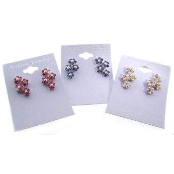 Bulk Savings 376540 Spring Daisy Earrings- Priced Per Dozen- Case of 12