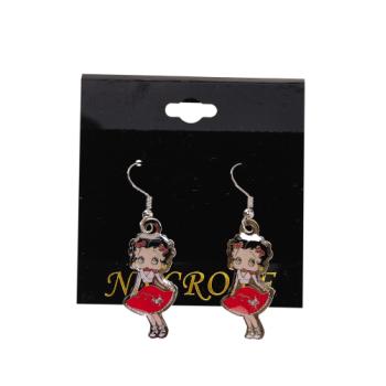 Betty Boop 393176 Betty Boop Sock Hop Earrings- Case of 12