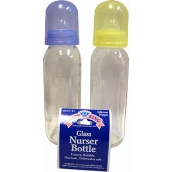 Baby King 394194 Glass Baby Bottle- Case of 48 by Baby King