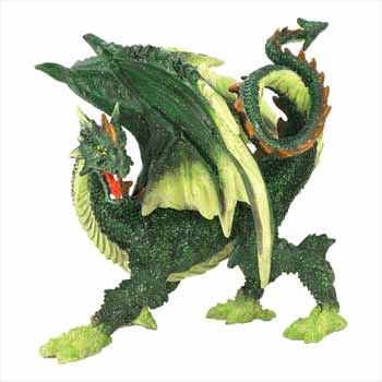 DD Discounts 364104 Emerald Dragon Figurine