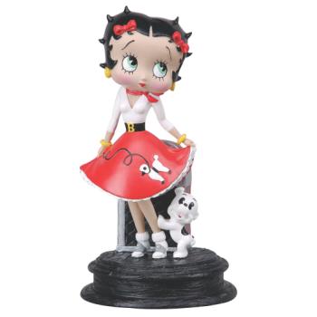 Betty Boop 393179 Betty Boop Sockhop Figurine- Pack of 4