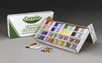 Crayola BIN523348 Crayola Large Size Crayons And- Markers Classpack