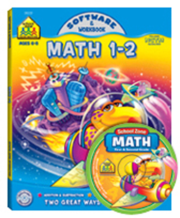 School Zone Publishing SZP08222 Math 12 Software And Workbook