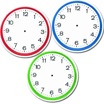 Creative Teaching Press CTP6234 Clocks Cut Outs