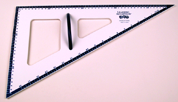 Ctu7594 Dry Erase Magnetic Triangle- 30-60-90