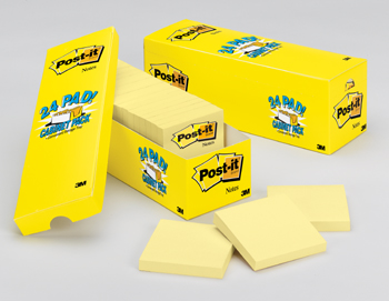 Company Mmm6603ssnrp Recycled Sticky Note Notes 4x6 3 Pack- Lined