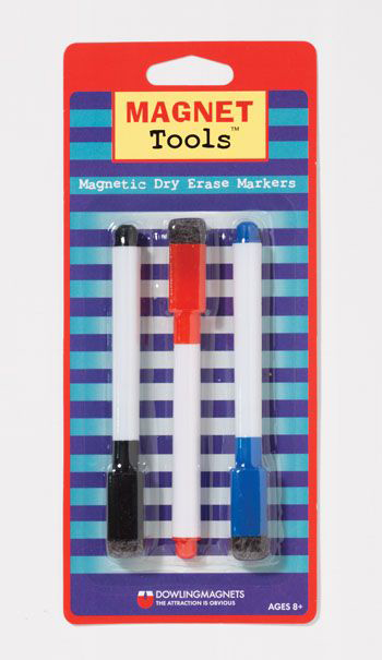 Dowling Magnets DO-735201 Magnetic Dry Erase Markers 3-Set Dowling Magnets DO-735201 Magnetic Dry Erase Markers 3-Set