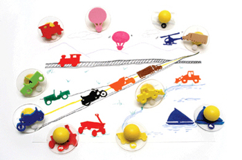 Ready2learn Giant Transportation 2- Stamp Set