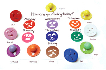 Center Enterprises CE-6753 Ready2Learn Giant Feelings Stamp- Set Center Enterprises CE-6753 Ready2Learn Giant Feelings Stamp- Set