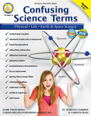 Carson Dellosa CD-404114 Confusing Science Terms Book Gr 5-8 Carson Dellosa CD-404114 Confusing Science Terms Book Gr 5-8