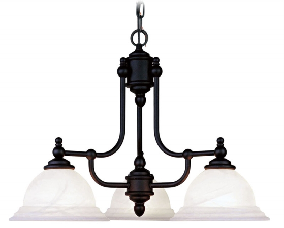 Livex 4253-04 North Port Chandelier- Black