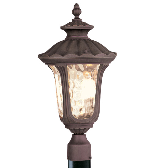 Outdoor Pier/Post Lighting Livex 7659-58 Oxford Exterior Lantern- Imperial Bronze LIEB2938
