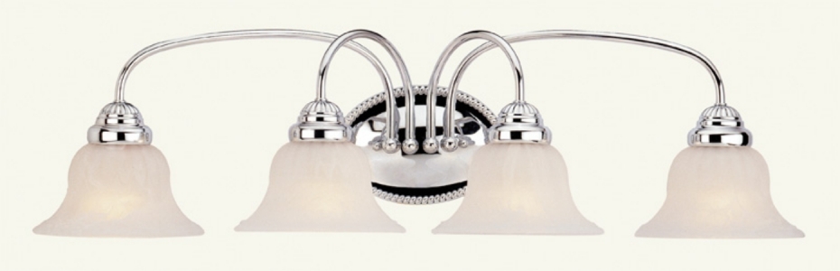 Livex 1534-05 Edgemont Bath Light Fixture- Chrome