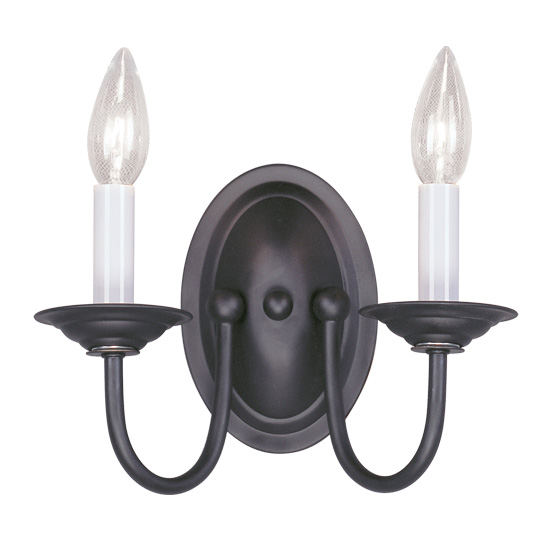 Livex 4152-04 Home Basics Sconce- Black