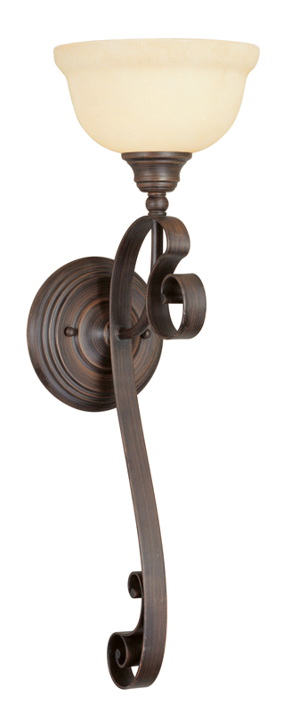 Livex 6140-58 Manchester Wall Sconce- Imperial Bronze