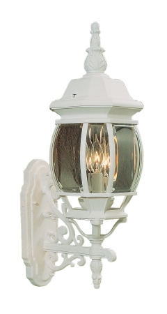 Livex 7524-03 Frontenac Exterior Lantern- White