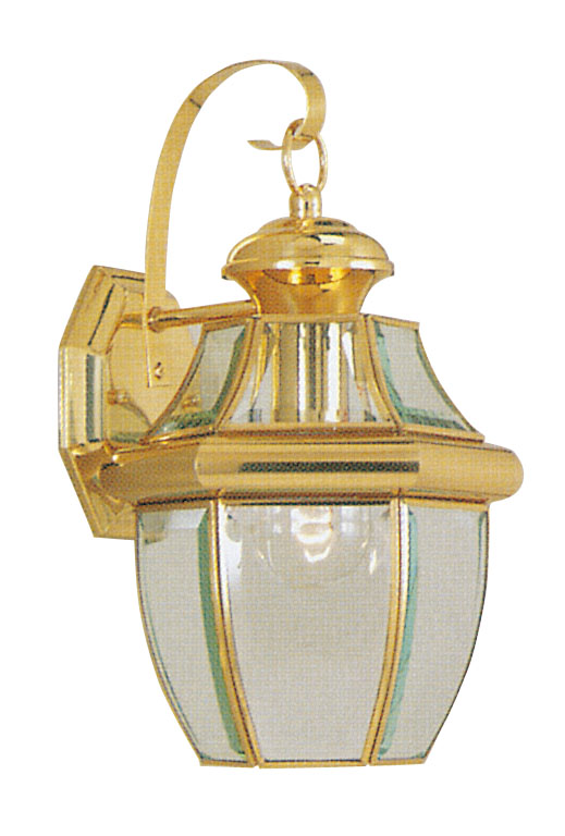 Livex 2151-02 Monterey Outdoor Light- Polished Brass