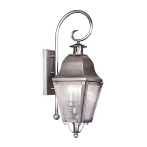 Livex 2551-29 Amwell Outdoor Light- Vintage Pewter