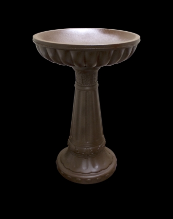 Nudell T6177 Lakeside Birdbath Bark
