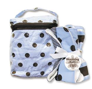 Trend-Lab 21101 Max Bottle Bag And Burp Cloth Set