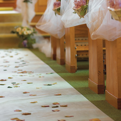 Weddingstar 7071-05 Matte Designer Aisle Runner- Pink