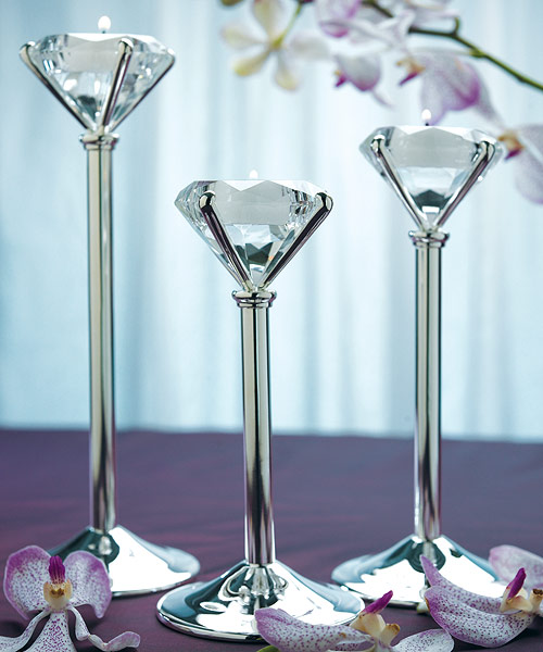 Weddingstar 8440 Diamond Shaped Tealight Holders