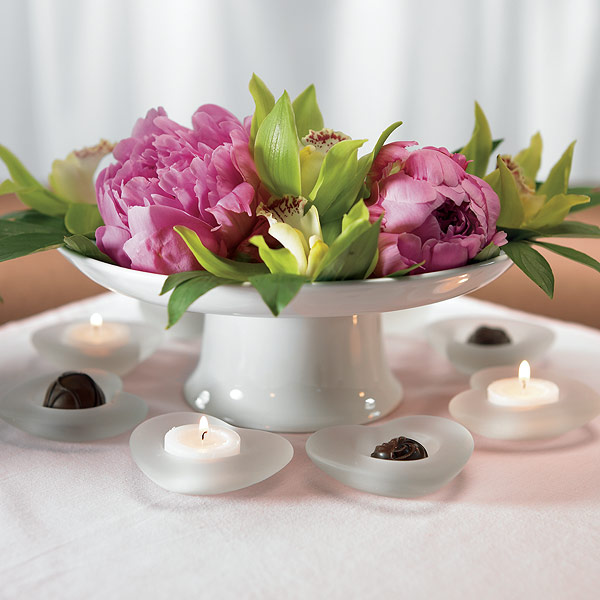 Weddingstar 7082 Frosted Glass Heart Candle Holders