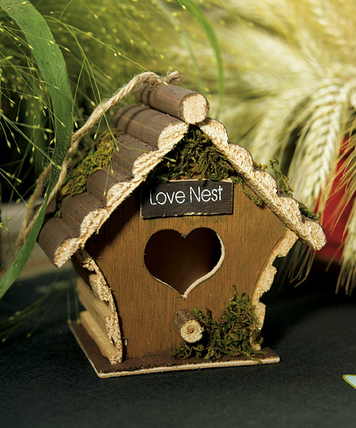 Weddingstar 8695 Miniature Wooden Birdhouses