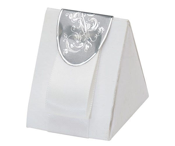 Weddingstar 8025-55 Triangle Favor Boxes- Matte Gold