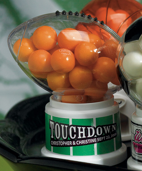 Weddingstar 8646 Football Theme Miniature Sports Gumball Machine