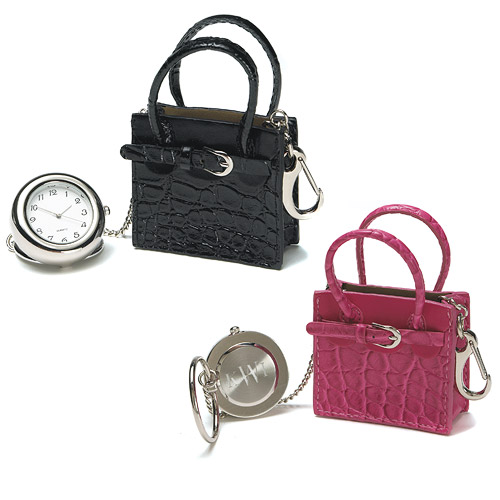 Weddingstar 7012 Mini Handbag Watch- Black