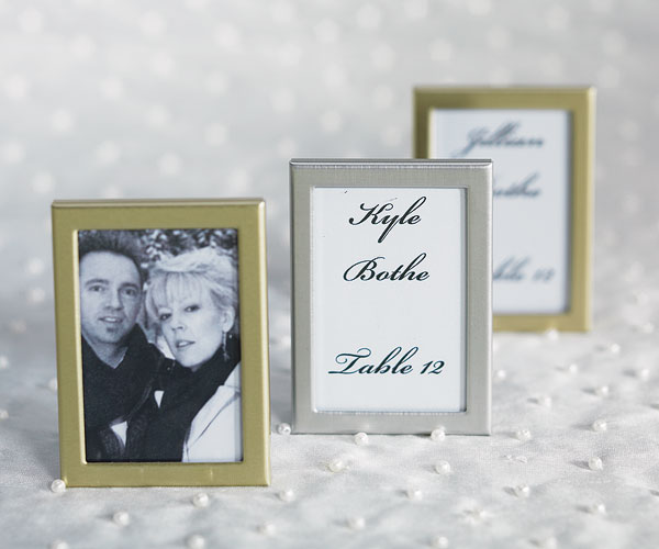 Weddingstar 805555 Easel Back Mini Photo Frames Matte Gold