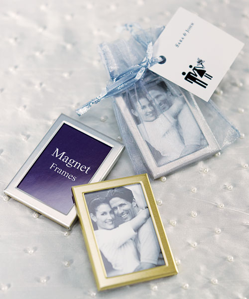 Weddingstar 805655 Magnet Back Mini Photo Frames Matte Gold