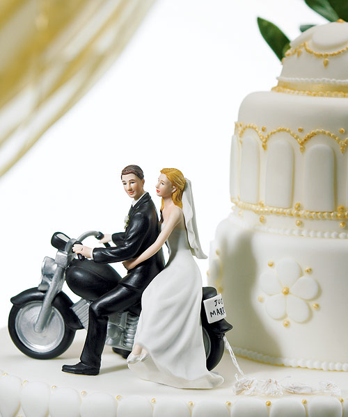 Weddingstar 8660 Motorcycle Get-away Wedding Couple Figurine