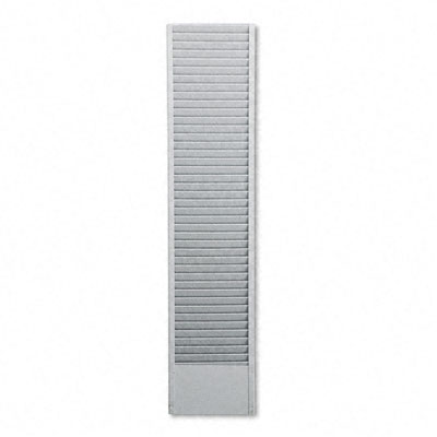 Buddy 83932 40-Pocket Badge Holder Rack Horizontal Recycled Steel Platinum