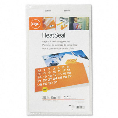 3200578 Heatseal Laminating Pouches 3mm 9 X 14-1/2 25 Pack