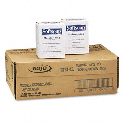 Micrell Antibacterial Lotion Soap Refill Unscented Liquid 800-ml 12/ctn