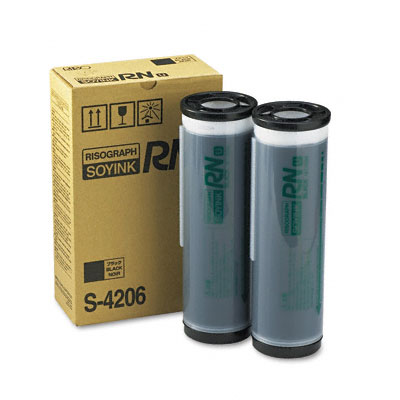 Risograph S4206 S4206 Duplicator Ink Cartridge 2 Cartridges Black