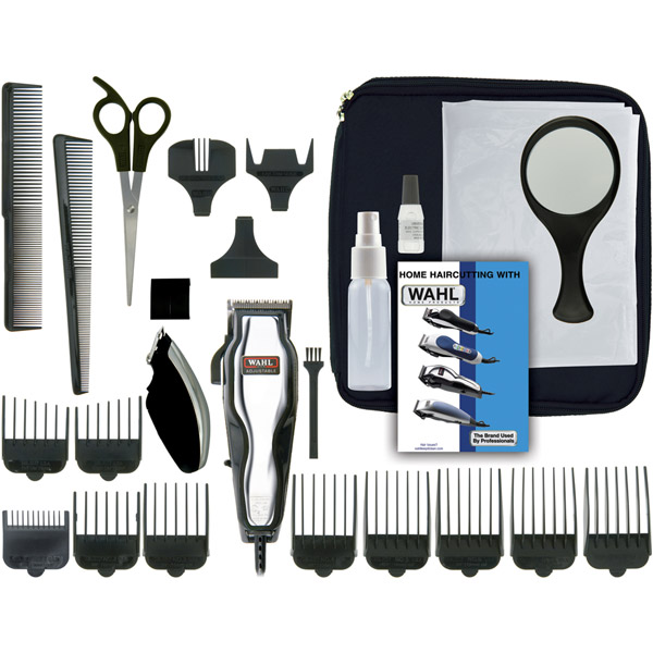 Wahl 79520-300 Corded Deluxe Chrome Pro Clipper with Cordless Multi-Cut Trimmer