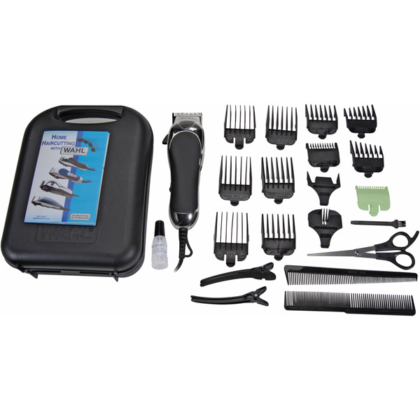 Wahl 79524-2501 Corded Chrome Pro 24-Piece Haircut Kit