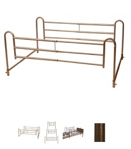 Tool Free Adjustable Length Home Style Bed Rail 1 Pair Per Case