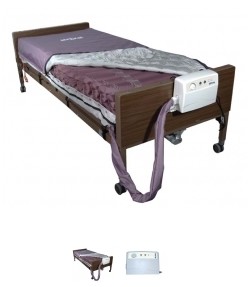 Drive Medical 14027 Med Aire Alternating Pressure Mattress Replacement System With Low Air Loss 1 Per Case