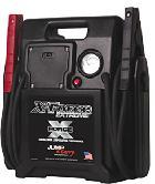 new usa made x-force battery. x-force battery technology utilizes a pure lead design which allows it to have a longer shelf life deliver increased starting power better stand up to the harsh cranking experienced in professional environments and encounter less sulfation between charges. 770 crank assist amps automatic recharging extra-long 68 inch cables for ideal positioning even on vehicles with hard-to-reach starting points industrial-grade hot jaw clamps for secure battery connections volt gauge provides an accurate detailed state of charge for the onboard battery 12 volt outlet to power accessories rugged one-piece case design