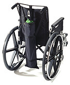 Ez0141bk Wheelchair Single Oxygen Tank Holder