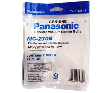 PANAP MC270B Panasonic Type CB-4 Vacuum Belt - Pack Of 2