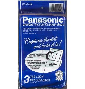 PANAP MCV145M Panasonic Vacuum Bags 3 Pack